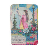  waterparfum van Florida en Victoriaans deco Badmat (Voorkant Verticaal)