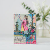  waterparfum van Florida en Victoriaans deco Briefkaart (Staand voorkant)