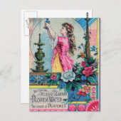  waterparfum van Florida en Victoriaans deco Briefkaart (Voorkant / Achterkant)