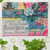  waterparfum van Florida en Victoriaans deco Theedoek (Gevouwen)