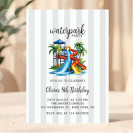 Waterpark Avontuur Zomer Waterglijbaan Park Kaart