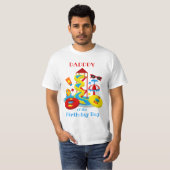 Waterpark Birthday shirt Papa van de Pool Party (Voorkant volledig)