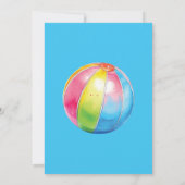 Waterpark Fun Teen Pool Party Birthday Kaart (Achterkant)