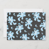 Waterpark Waterslide Pool Party Birthday Invite Kaart (Achterkant)