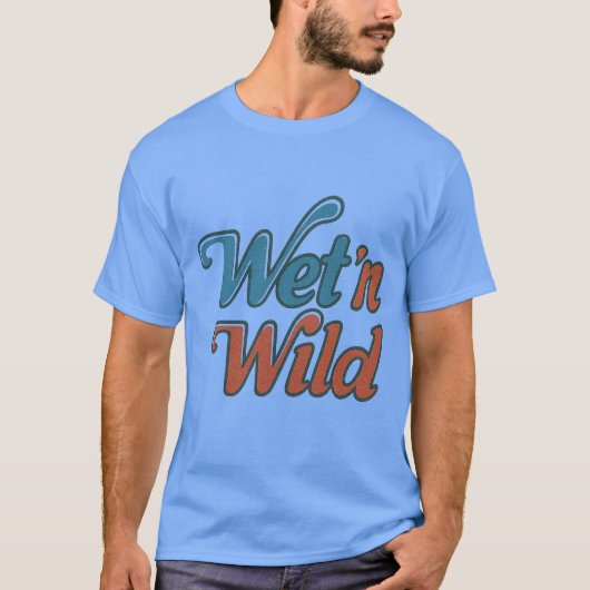 waterpark Wet Wild T-shirt (Voorkant)