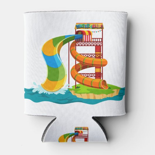 Waterparkglaasje Blikjeskoeler (Voorkant)