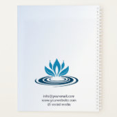 Waterpartij Blue Business Planner (Achterkant)