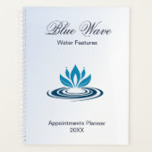 Waterpartij Blue Business Planner (Voorkant)