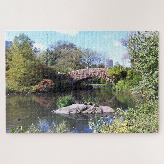 Waterpartij Central Park New York Legpuzzel (Horizontaal)
