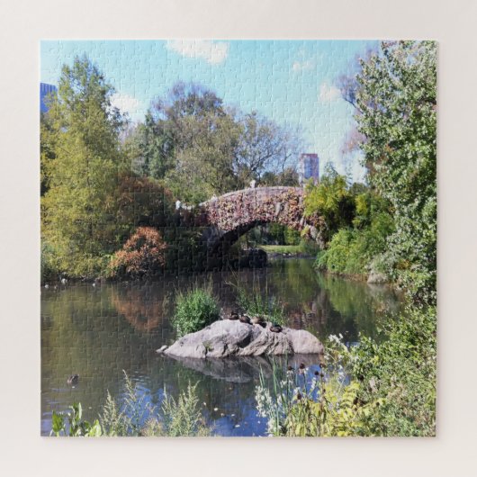 Waterpartij Central Park New York Legpuzzel (Verticaal)