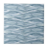 Waterpatroon blauw tegeltje (Voorkant)