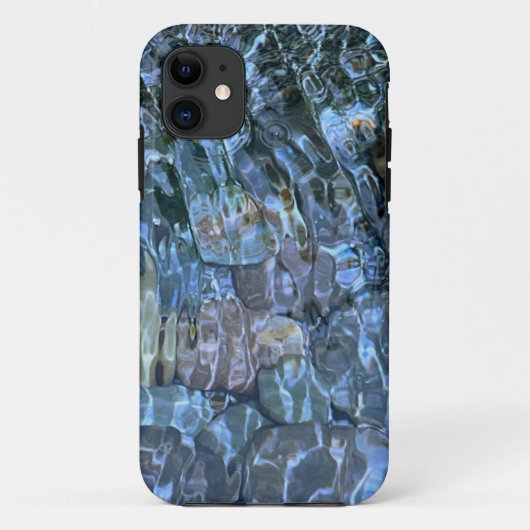 Waterpatroon riviergesteente rimpelende waterstroo Case-Mate iPhone case (Achterkant)
