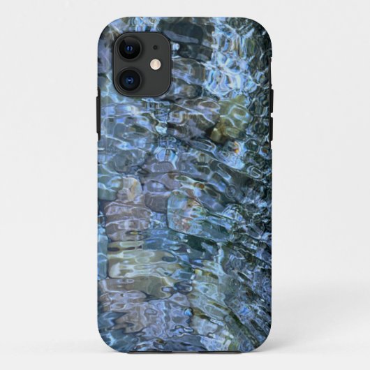 Waterpatroon riviergesteente rimpelende waterstroo Case-Mate iPhone case (Achterkant)