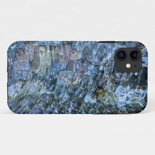 Waterpatroon riviergesteente rimpelende waterstroo Case-Mate iPhone case (Achterkant (horizontaal))