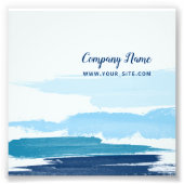 Waterpenseelpenselen Foto Afdruk (Voorkant)