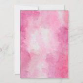 Waterpistool Aangepaste Meisjes Verjaardag Bedankkaart (Achterkant)