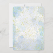 Waterpistool verjaardagsuitnodigingen  kaart (Achterkant)