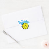 Waterpoel Vierkante Sticker (Envelop)