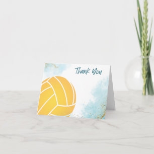 Waterpolo Bal Bedankkaart