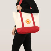 Waterpolo Bal Bloem Tote Bag (Voorkant (product))