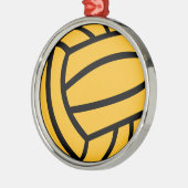 Waterpolo-bal Metalen Ornament (Links)