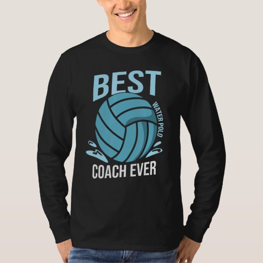 Waterpolo Beste coach van het team T-shirt (Voorkant)
