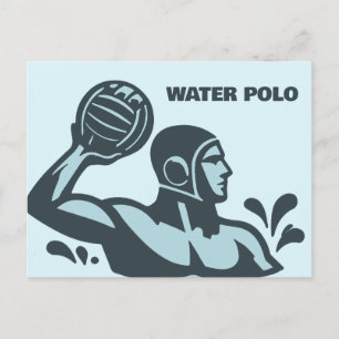 Waterpolo Briefkaart