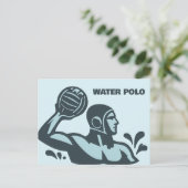 Waterpolo Briefkaart (Staand voorkant)