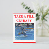 waterpolo briefkaart (Staand voorkant)