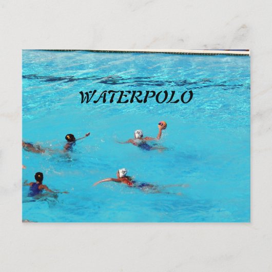 WATERPOLO BRIEFKAART (Voorkant)