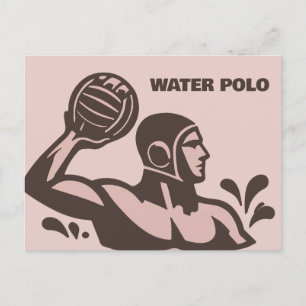 Waterpolo Briefkaart