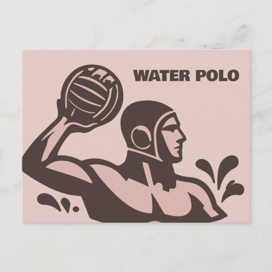 Waterpolo Briefkaart (Voorkant)
