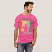 Waterpolo Domineren Of Verdrinken Grappige Waterpo T-shirt (Voorkant volledig)