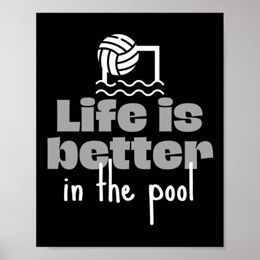 Waterpolo: Het leven is beter in de pool Poster (Voorkant)