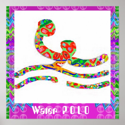 WaterPOLO - Hobby, oefening, sport Poster (Voorkant)