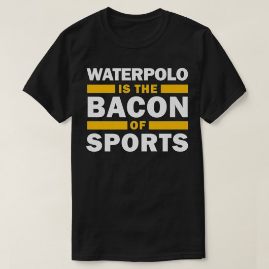 Waterpolo is de bacterie van de sportwaterpoloffie t-shirt (Design voorkant)