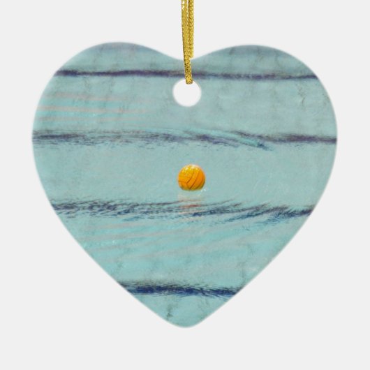 Waterpolo Keramisch Ornament (Voorkant)