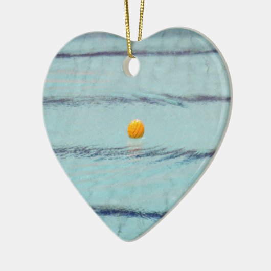 Waterpolo Keramisch Ornament (Links)