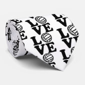 Waterpolo-liefde Stropdas (Opgerold)