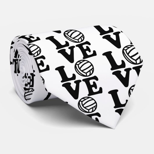 Waterpolo-liefde Stropdas (Opgerold)
