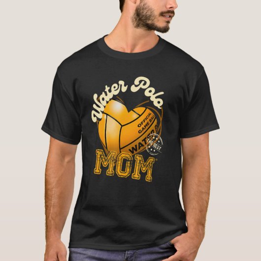 Waterpolo Moeder Vrouwen Cheer Moeder Moederdag Wa T-shirt (Voorkant)