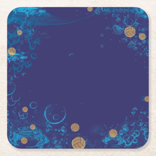 waterpolo-Onderzetter Kartonnen Onderzetters (Voorkant)