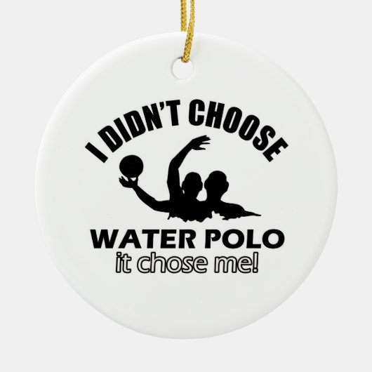 waterpolo-ontwerp keramisch ornament (Voorkant)