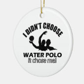 waterpolo-ontwerp keramisch ornament (Links)