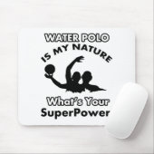 waterpolo-ontwerp muismat (Met muis)