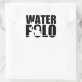 Waterpolo Ovale Sticker (Tas)