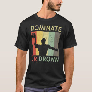 Waterpolo Player Swimming Pool Matte domineren of T-shirt
