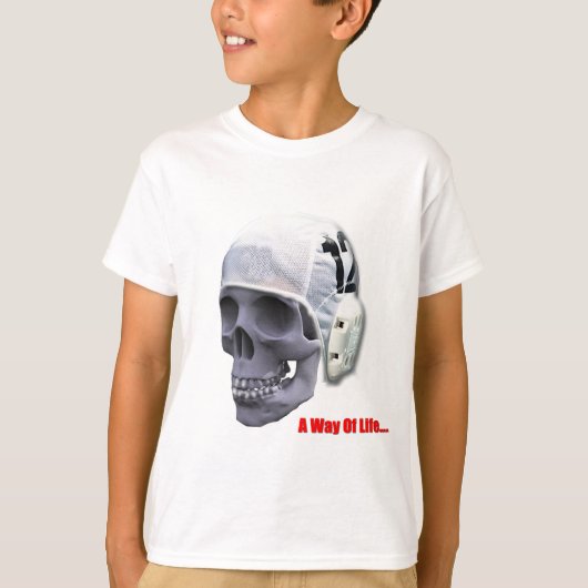 waterpolo-schedel t-shirt (Voorkant)