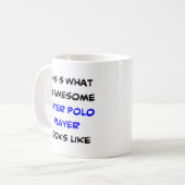 waterpolo-speler, geweldige koffiemok (Voorkant links)