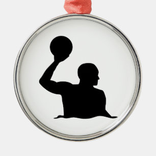 Waterpolo-speler Metalen Ornament